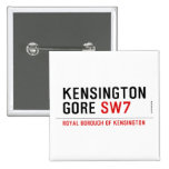KENSINGTON GORE  Buttons (square)