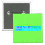 I Love Dallas  Buttons (square)