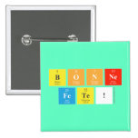 bonne
 fete!  Buttons (square)
