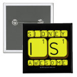 Sidney
 Is
 Awesome
   Buttons (square)