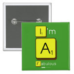 I'm
 A
 Fabulous  Buttons (square)