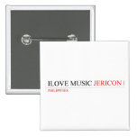 ilove music  Buttons (square)