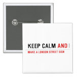 KEEP CALM  Buttons (square)