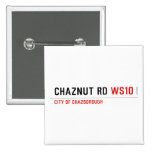 Chaznut rd  Buttons (square)