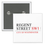 REGENT STREET  Buttons (square)