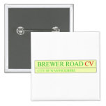 brewer road  Buttons (square)