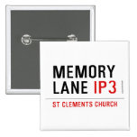 mEMORY LANE  Buttons (square)