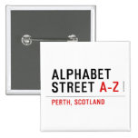 Alphabet  Street  Buttons (square)