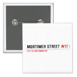 Mortimer Street  Buttons (square)