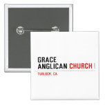 Grace ANglican  Buttons (square)