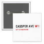 Cassper ave  Buttons (square)