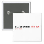 Station barbers   Buttons (square)