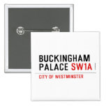 BUCKINGHAM PALACE  Buttons (square)