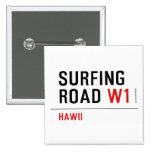 Surfing Road  Buttons (square)