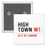 HIGH TOWN  Buttons (square)