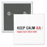 Keep calm  Buttons (square)