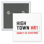 HIGH TOWN  Buttons (square)