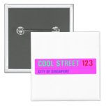Cool street  Buttons (square)