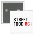 Street Food  Buttons (square)