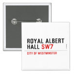 ROYAL ALBERT HALL  Buttons (square)