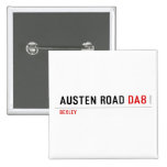 Austen Road  Buttons (square)