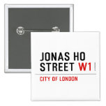 JONAS HO  STREET  Buttons (square)