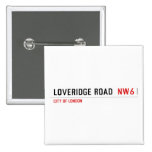 Loveridge Road   Buttons (square)