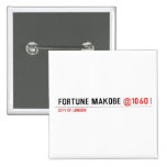 FORTUNE MAKOBE  Buttons (square)