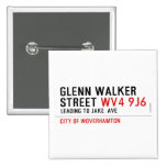 glenn walker street  Buttons (square)