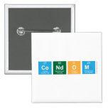 CONDOM  Buttons (square)