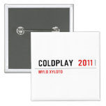 COLDPLAY   Buttons (square)