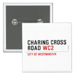 Charing Cross Road  Buttons (square)