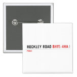 Rockley Road  Buttons (square)
