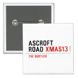 ASCROFT ROAD  Buttons (square)