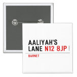 Aaliyah's  Lane  Buttons (square)