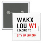 WAKX LOU  Buttons (square)