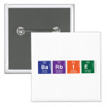 Barbie  Buttons (square)