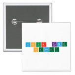 Your Name Street  Buttons (square)