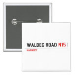 WALDEC ROAD  Buttons (square)