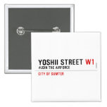 Yoshii Street  Buttons (square)