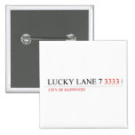 Lucky Lane 7  Buttons (square)