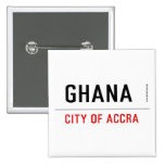 GHANA  Buttons (square)