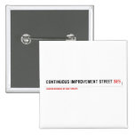 Continuous Improvement Street  Buttons (square)