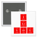 I
 Lv
 you  Buttons (square)