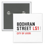 Bodhran Street  Buttons (square)