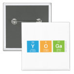 yoga  Buttons (square)