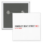 Kingsley Beat Street  Buttons (square)