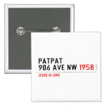 Patpat 906 ave nw  Buttons (square)
