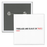 Froslass and glalie ln  Buttons (square)