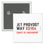 Jet Provost Way  Buttons (square)